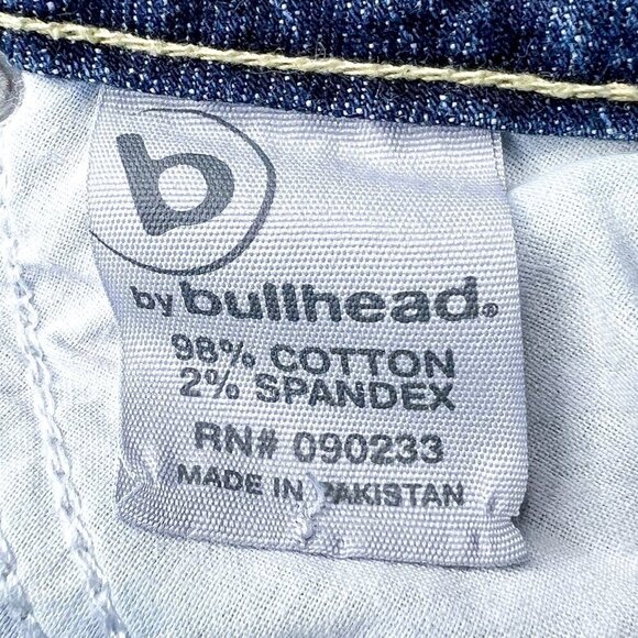 Women's B by Bullhead Pac Sun Jeans | Skinny Bootcut | Dark Wash | Size 7 - Picture 13 of 14